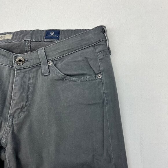Adrian Goldschmied Cigarette Leg The Stilt Gray Jeans Size 25 Waist Low Rise - Picture 3 of 10